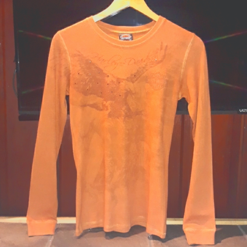 Harley Davidson women's long sleeved shirt